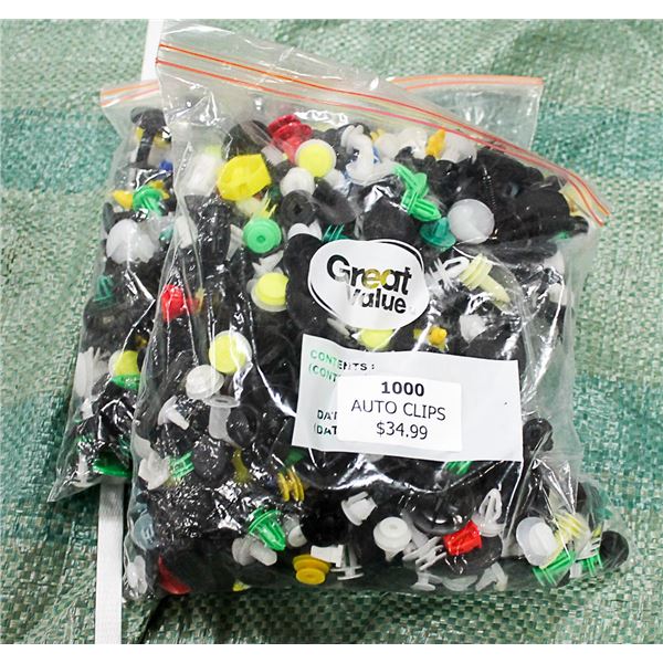 AUTO CLIPS 1000 PIECES