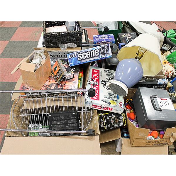 PALLET OF MISCELLANEOUS ITEMS