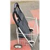 Image 1 : LOT OF 2 SHOPPING CARTS ON WHEELS