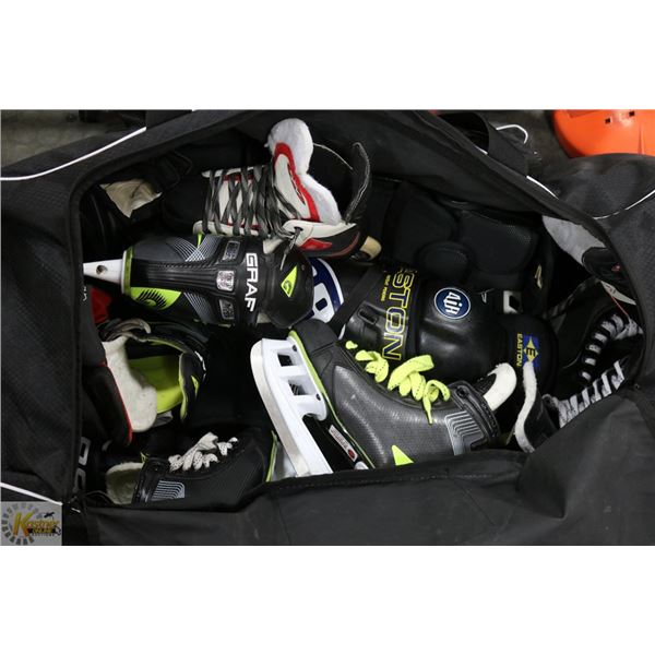 EASTON BAG FULL OF GEAR