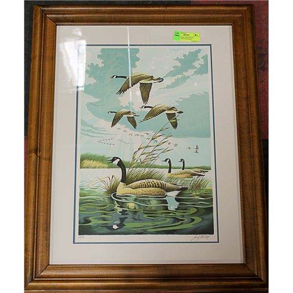 1977 ORIGINAL LITHOGRAPH PICTURE FROM FRANKLIN