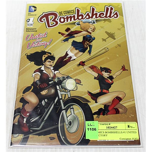 DC COMICS BOMBSHELLS #1 UNITED FOR VICTORY