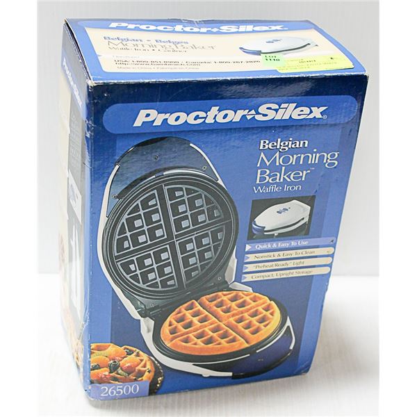 NEW BELGIAN WAFFLE MAKER, PROCTOR SILEX