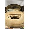 Image 1 : BOX OF 4 USED HEAVY DUTY TOW SLINGS