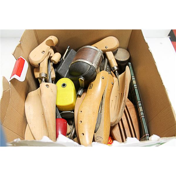 SHOE STRETCHERS, PENCIL SHARPENERS