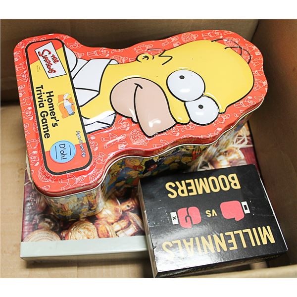 LOT OF 1 PUZZLE, TWO GAMES