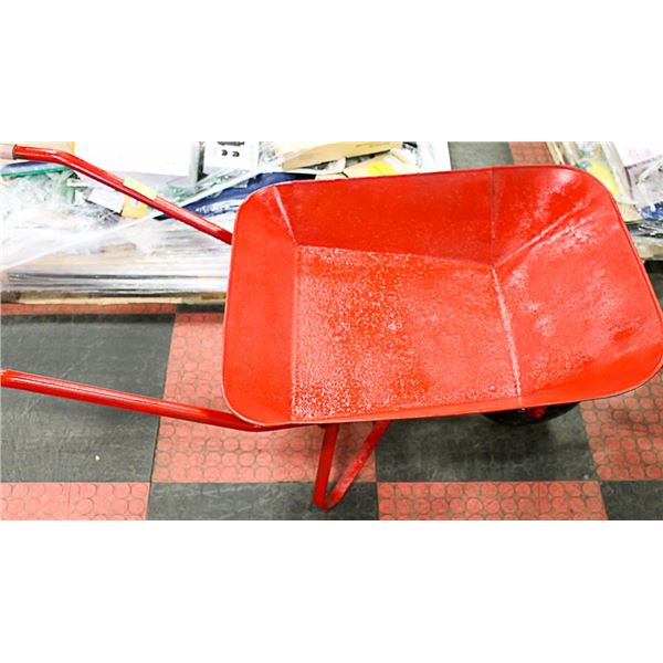 WHEEL BARROW- RED COLOR