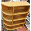 Image 1 : 4 TIER SHELF WITH 1/2 CIRCLE SIDE SHELVES