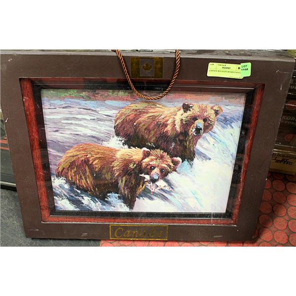 CANADA WILDLIFE BEARS PAINTING