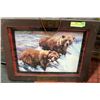 Image 1 : CANADA WILDLIFE BEARS PAINTING