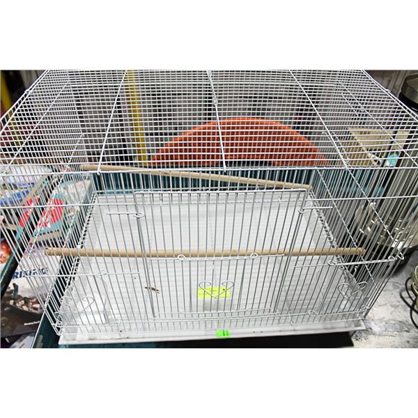 WHITE BIRD CAGE