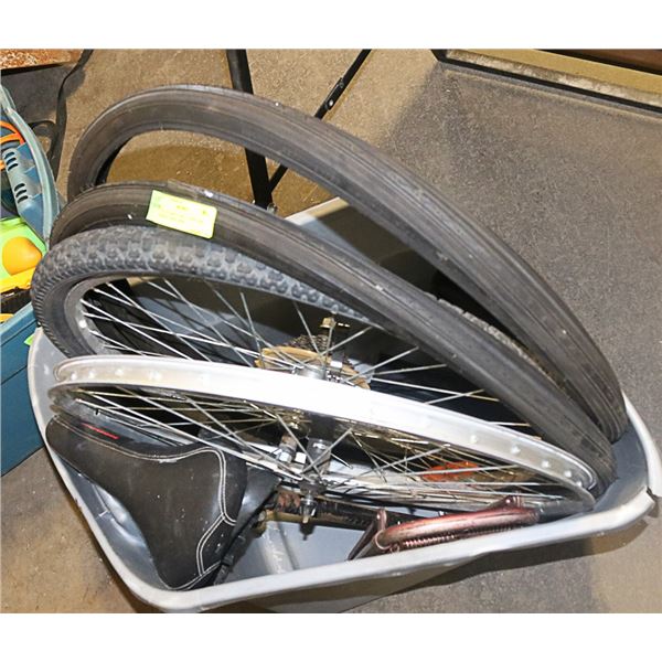 BICYCLE PARTS INCLUDING BIKE CARRIER TIRES