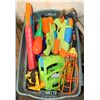 Image 1 : LARGE BIN FULL OF TOYS
