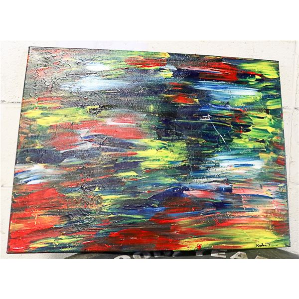 ORIGINAL CANADIAN ARTIST ACRYLIC ON CANVAS,SIGNED