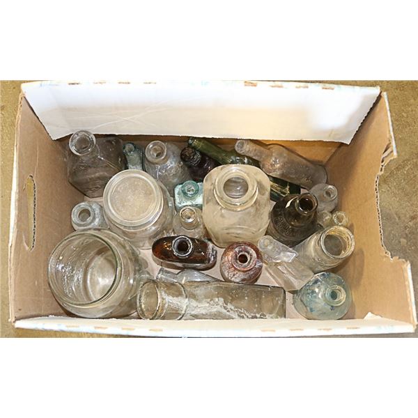 ANTIQUE PHARMACY BOTTLES