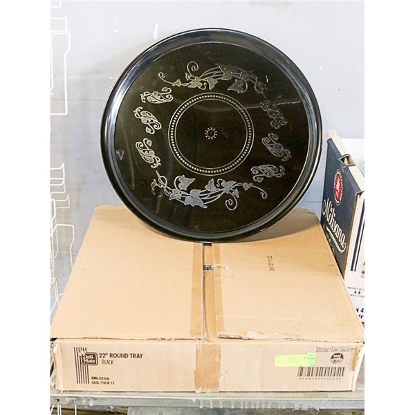 22” ROUND TRAY CASE OF 12