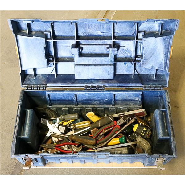 IRWIN TOOL BOX WITH TOOLS
