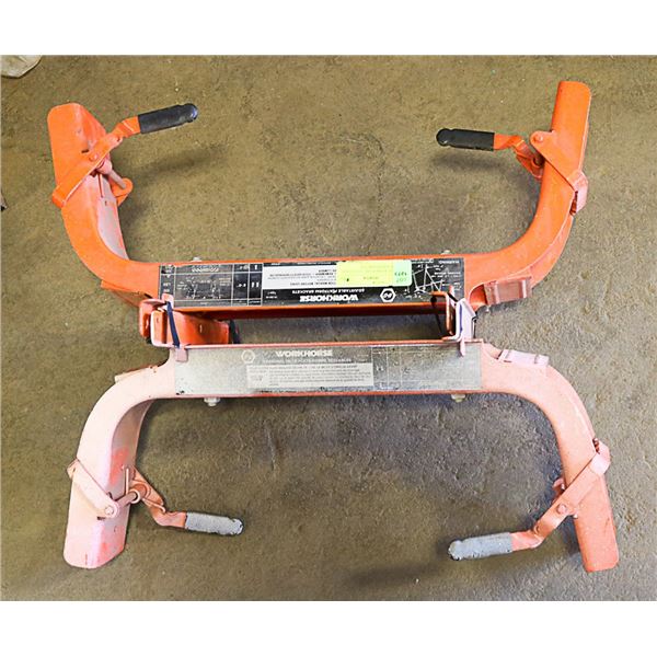PAIR OF WORKHORSE  ADJUSTABE PLATFORM BRACKETTS