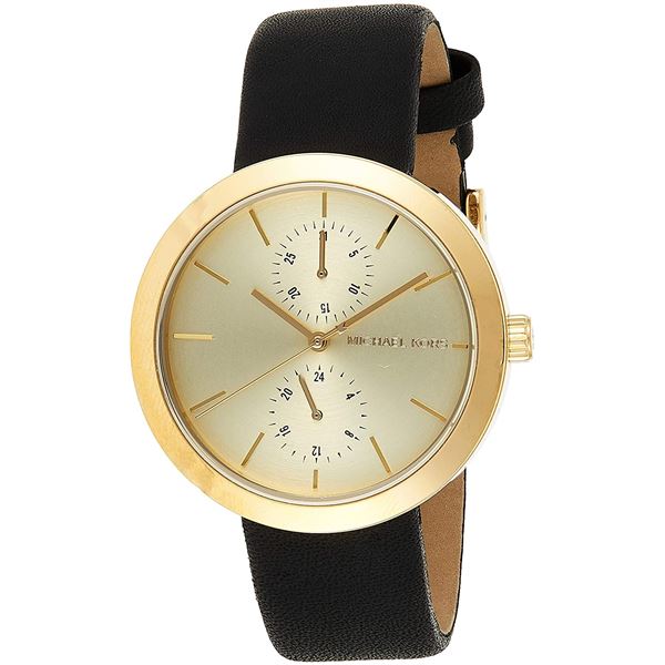 NEW MICHAEL KORS GOLD TONE CHRONO DIAL MSRP $250