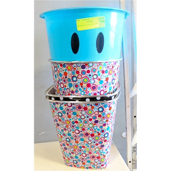 BATHROOM GARBAGE CANS