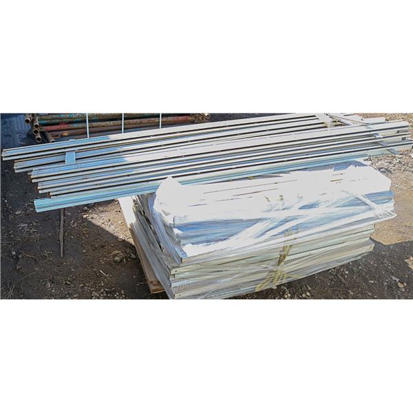 LOT OF ASSORTED RACKING, LOCATED OUT BY CUBE VAN