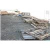 Image 1 : LARGE LOT OF ASSORTED WOOD PALLETS, MUST BE REMOVE