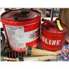 Image 1 : 2 VINTAGE GAS CANS