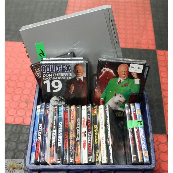 DVD MOVIES WITH DVD PLAYER