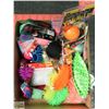 Image 1 : BOX OF NEW ASSORTED BALLS AND TOYS