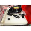Image 1 : VINTAGE RECORD PLAYER C/W VARIOUS CHILDRENS RECORD