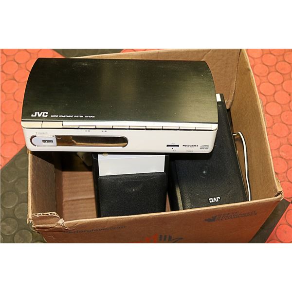 JVC STEREO COMPONENT SYSTEM W/ SPEAKERS