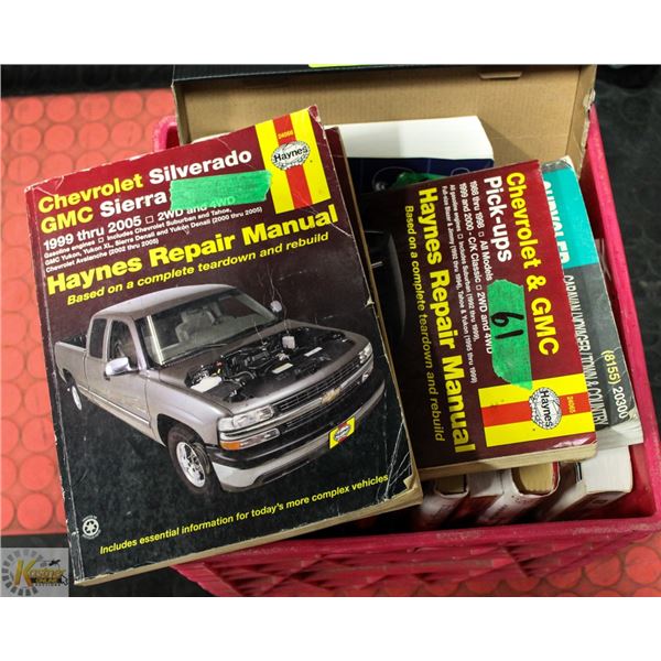 LOT OF ASSORTED BOOKS, MANUALS AND MAGAZINES INCL