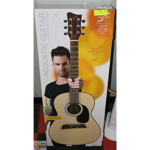 ADAM LEVINE FIRST ACT ACOUSTIC GUITAR
