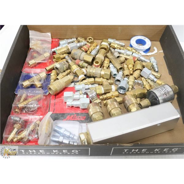 BOX FULL OF AIR HOSE FITTING