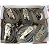 Image 1 : BOX OF 6 USED E-TRACK CARGO STRAPS