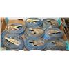 Image 1 : BOX WITH 8 USED E-TRACK CARGO STRAPS