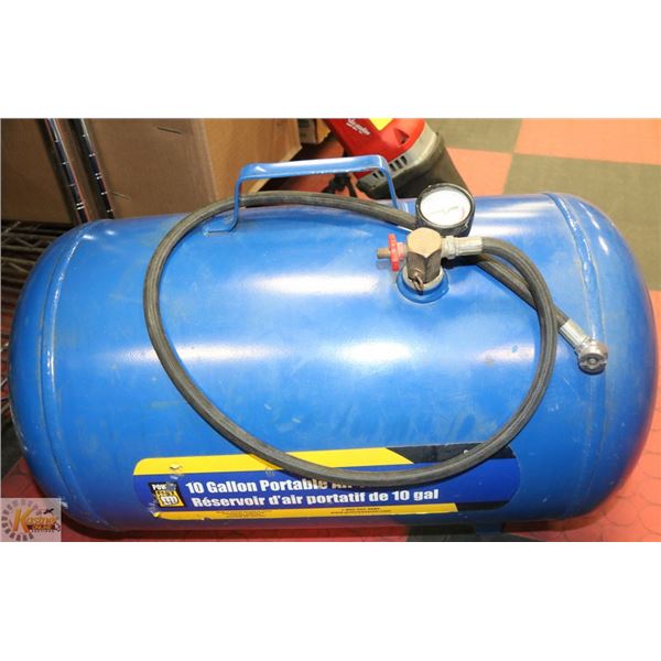 10 GALLON PORTABLE AIR TANK