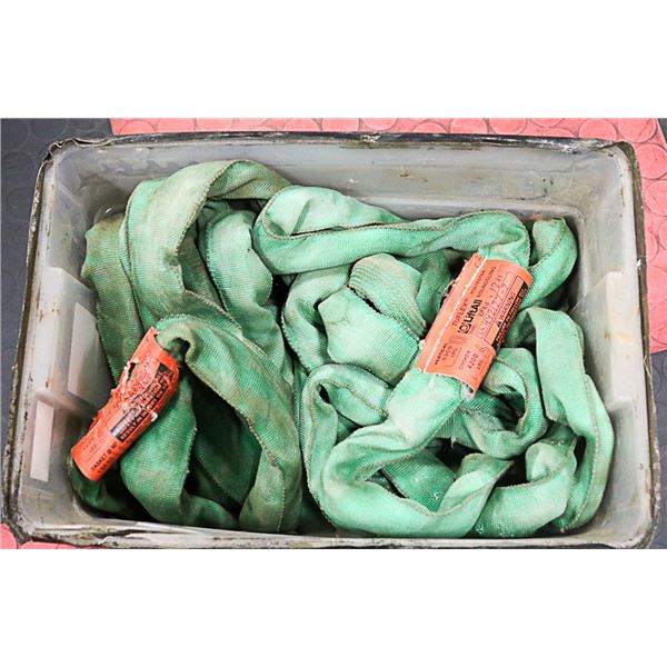 2 USED TUFLEX LIFT-ALL ROUND SLINGS