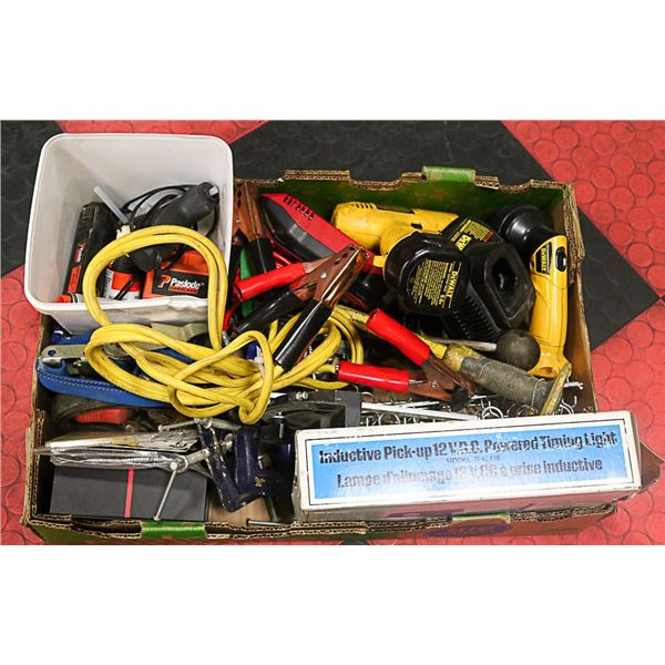 BOX OF GARAGE ITEMS