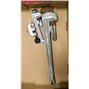 Image 1 : 2 RIDGID ALUMINUM PIPE WRENCHES AND PIPE CUTTER