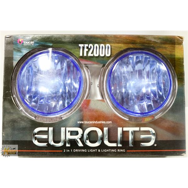 6" 2 IN 1 DRIVING & RING LIGHTS, XENON WHITE