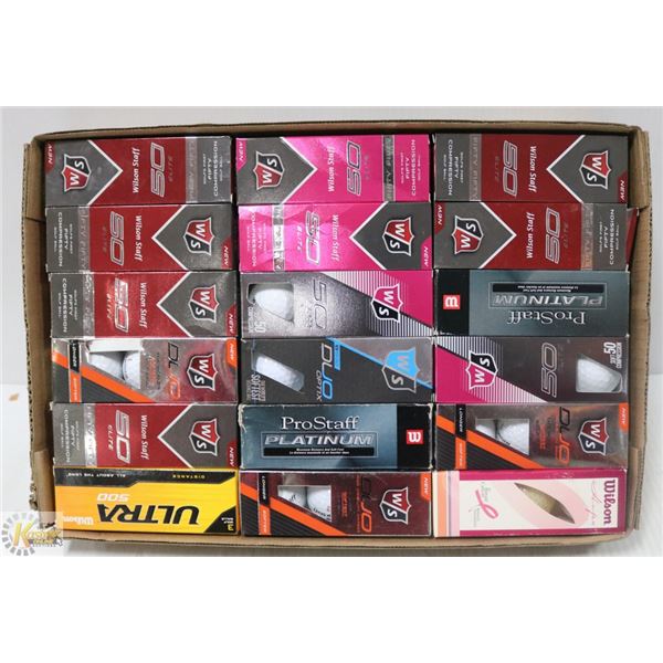 FLAT ASST WILSON RECLAIMED GOLF BALLS