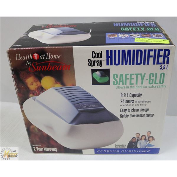 SUNBEAM HEALTH AT HOME HUMIDIFIER,COOL MIST