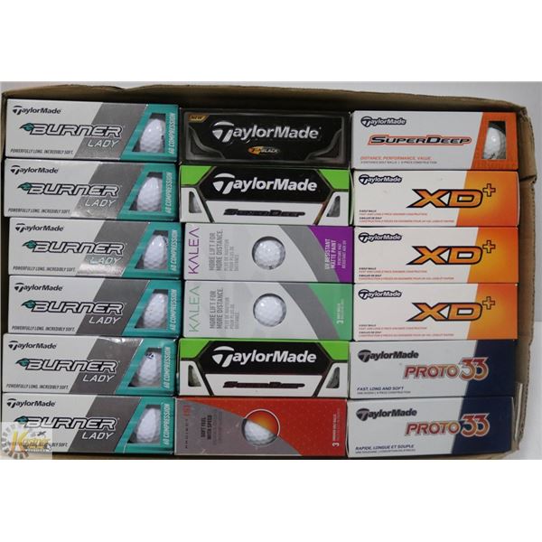 FLAT ASST TAYLORMADE RECLAIMED GOLF BALLS
