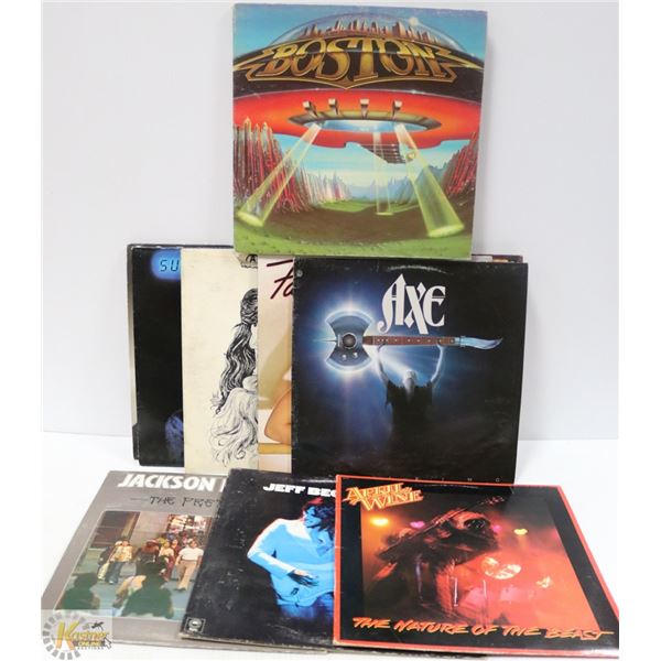 10 ASST CLASSIC ROCK RECORD ALBUMS - APRIL WINE,