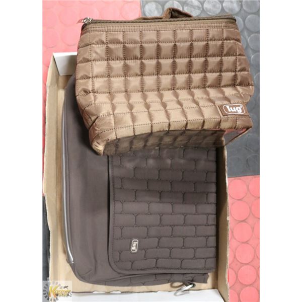 LUG CROSS/BODY PURSE AND LUNCH BAG