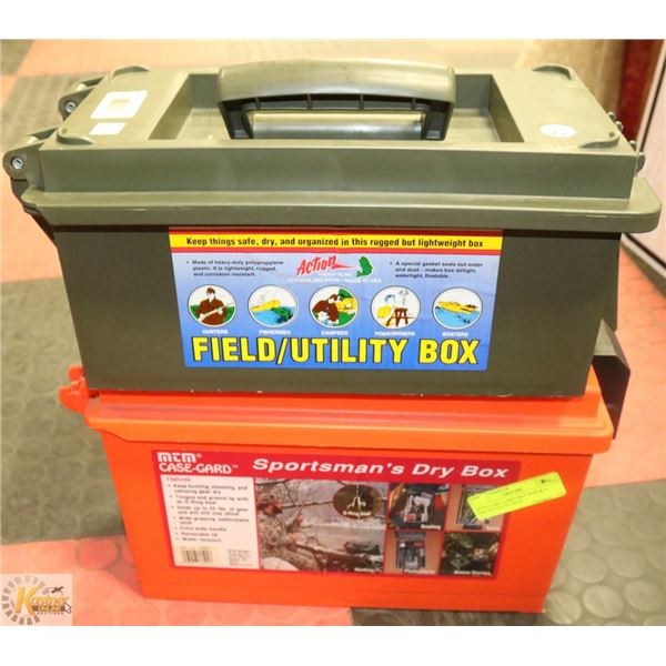 MTM CASE-GARD DRY BOX & A FIELD/UTILITY BOX