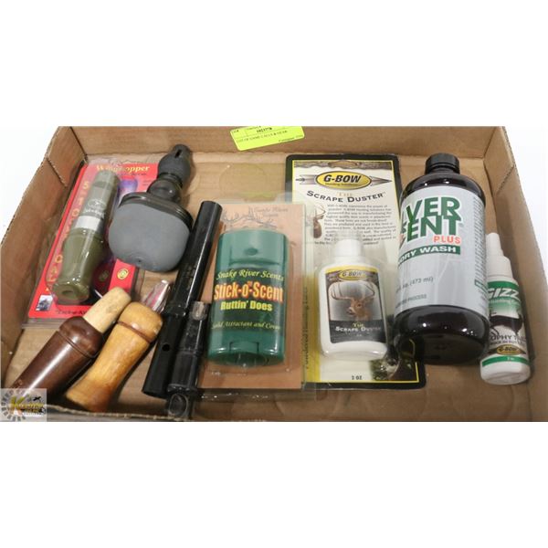 LOT OF GAME CALLS & GEAR