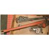 Image 1 : 3 PIPE WRENCHES