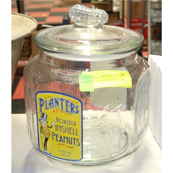 LARGE PLANTER'S PEANUT JAR